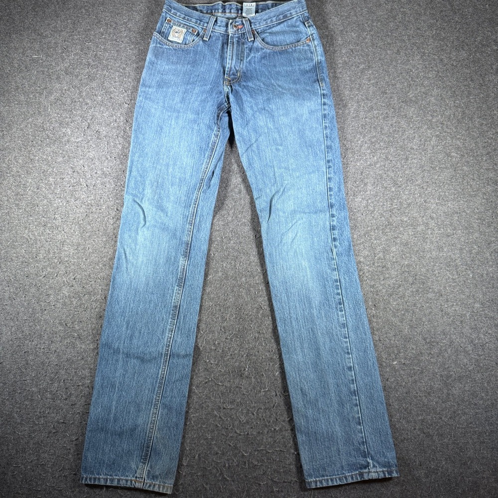 Cinch Mens Blue Straight Leg Western Denim Jeans MB92834013 Size 29x32